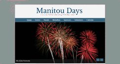 Desktop Screenshot of manitoudays.com
